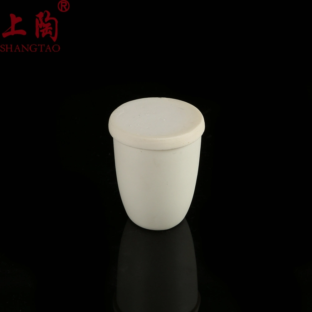 High Purity Cylindrical Conical Al2O3 Ceramic Corundum Alumina Crucible for Laboratory Crucible for Melting