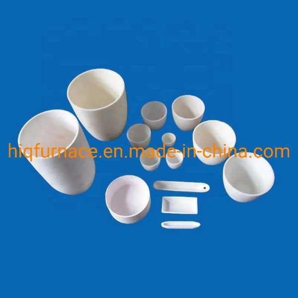 High Purity Alumina/Zirconia Ceramic Tubes/Crucibles/ Boats, High Purity Cylindrical Al2O3 Ceramic Corundum Alumina Crucible for Metal Melting in Laboratory